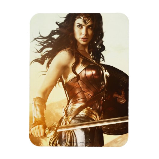 Magnet Flexible Wonder Woman Au coucher Du Soleil (Vertical)