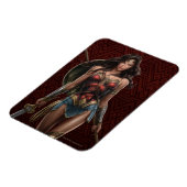 Magnet Flexible Wonder Woman Battle-Ready Comic Art (Côté Gauche)