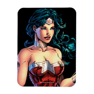 Magnet Flexible Wonder Woman Grimpe Lasso Sur Rock