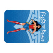 Magnet Flexible Wonder Woman - Lutter Pour La Paix (Horizontal)
