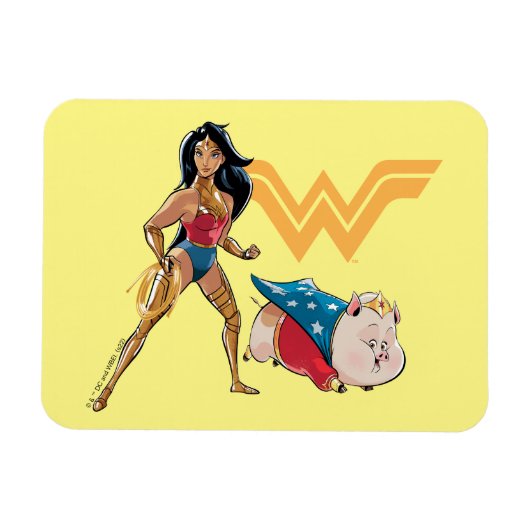 Magnet Flexible Wonder Woman & PB (Horizontal)