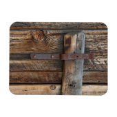 Magnet Flexible Wooden door close-up, Californie (Horizontal)