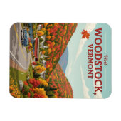 Magnet Flexible Woodstock Vermont Travel (Horizontal)