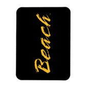 Magnet Flexible Wordmark Beach (Vertical)