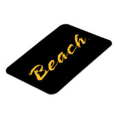 Magnet Flexible Wordmark Beach (Côté Gauche)