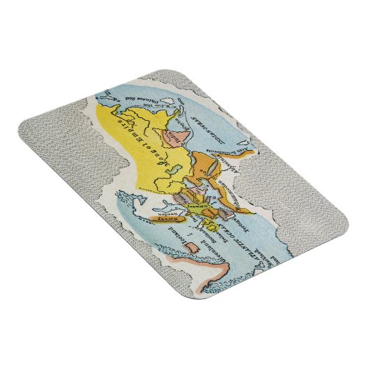 Magnet Flexible WORLD MAP, c1300. (Côté Droit)