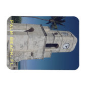 Magnet Flexible Worth Avenue Horloge Tower - Palm Beach, FL (Horizontal)