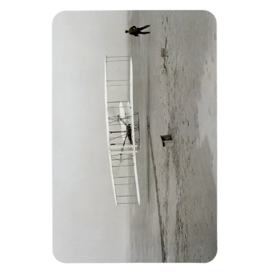 Magnet Flexible Wright Brothers Flyer First Plane Flight Aviation (Vertical)