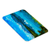 Magnet Flexible Wyoming Grand Teton Mountains Abstrait (Côté Droit)