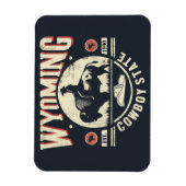 Magnet Flexible Wyoming rétro (Vertical)