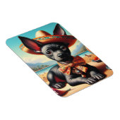 Magnet Flexible Xoloitzcuintle vintage (Côté Droit)