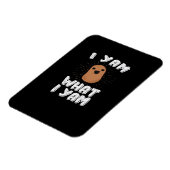 Magnet Flexible Yam What I Yam Funny Potato Pun Thanksgiving (Côté Gauche)