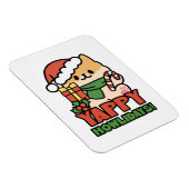 Magnet Flexible Yappy Howlidays - Jote Christmas Dog Cartoon (Côté Droit)