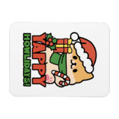 Magnet Flexible Yappy Howlidays - Jote Christmas Dog Cartoon (Horizontal)