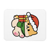 Magnet Flexible Yappy Howlidays - Jote Christmas Dog Cartoon (Horizontal)