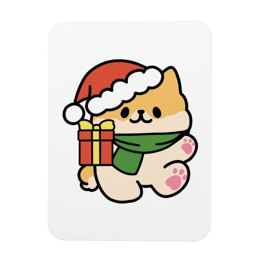 Magnet Flexible Yappy Howlidays - Jote Christmas Dog Cartoon (Vertical)