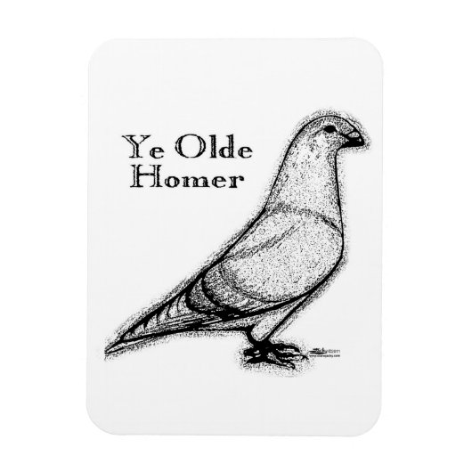 Magnet Flexible Ye Olde Homer (Vertical)
