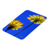 Magnet Flexible Yellow Dandelions Against Blue Sky Playful Nature (Côté Gauche)