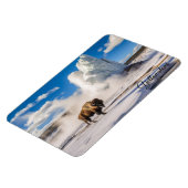 Magnet Flexible Yellowstone Magnet-Buffalo Geyser (Côté Gauche)