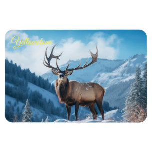 Magnet Flexible Yellowstone Magnet-Elk