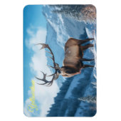 Magnet Flexible Yellowstone Magnet-Elk (Vertical)