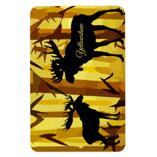 Magnet Flexible Yellowstone Magnet-Moose (Vertical)
