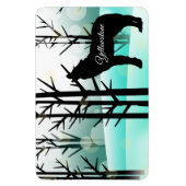 Magnet Flexible Yellowstone Magnet-Wolf (Vertical)