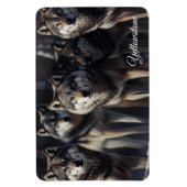 Magnet Flexible Yellowstone Magnet-Wolves (Vertical)