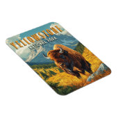 Magnet Flexible Yellowstone : Un voyage rétro (Côté Droit)