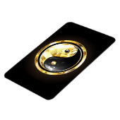 Magnet Flexible Yin Yang or sur noir (Côté Gauche)