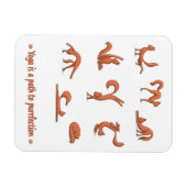 Magnet Flexible Yoga de chat (Horizontal)