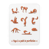 Magnet Flexible Yoga de chat (Vertical)