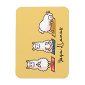 Magnet Flexible Yoga Llamas (Vertical)