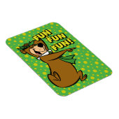 Magnet Flexible Yogi Bear Fun Amusant (Côté Droit)