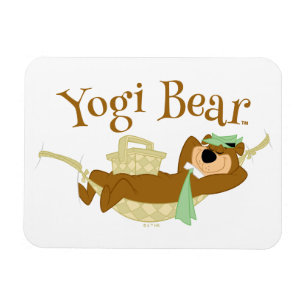Magnet Flexible Yogi Bear Pique-nique Hammock Nap Time