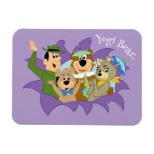 Magnet Flexible Yogi Ours et amis Surprise (Horizontal)