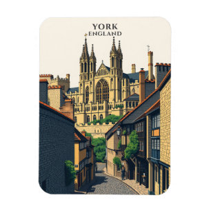 Magnet Flexible York Angleterre Voyage historique