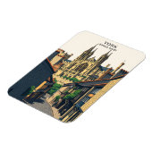 Magnet Flexible York Angleterre Voyage historique (Côté Gauche)