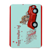 Magnet Flexible Yorkies Heureuse Sainte-Valentin (Vertical)