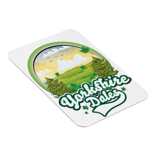 Magnet Flexible Yorkshire Dales logo Voyage (Côté Droit)