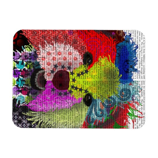 Magnet Flexible Yorkshire Terrier - Patchwork (Horizontal)