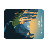 Magnet Flexible Yosemite National Park California Travel Paysage (Horizontal)