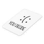 Magnet Flexible You Decide smile/frown aimant (Côté Gauche)
