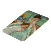 Magnet Flexible Young Mother Sewing (Côté Gauche)
