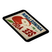 Magnet Flexible Youngstown Ohio Apple - Vintage voyage (Côté Droit)