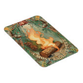 Magnet Flexible Yule radieuse et solstice d'hiver gros aimant (Côté Droit)