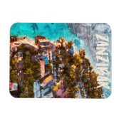 Magnet Flexible Zanzibar Tansania Ocean View Voyage (Horizontal)
