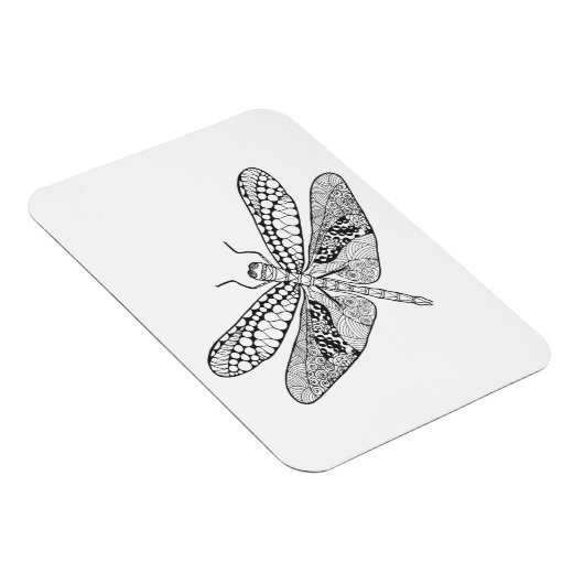 Magnet Flexible Zendoodle de libellule (Côté Droit)