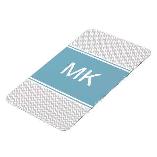 Magnet Flexible ZigZag gris simple (Côté Gauche)