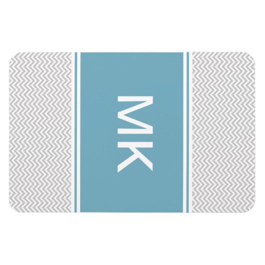 Magnet Flexible ZigZag gris simple (Horizontal)